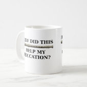 Hielp geen Grappige Mok (Voorkant links)