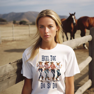 Hielteen lijn dansen T=Shirt T-shirt