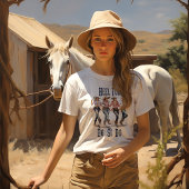 Hielteen lijn dansen T=Shirt T-shirt