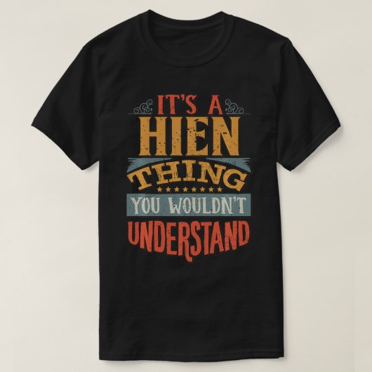 Hien Name T-shirt (Design voorkant)