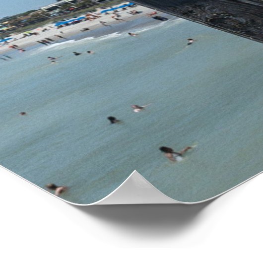 Hier aangeboden visverhalen poster (Hoek)