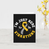 Hier Alleen Voor De Trillingen Doofbewustzijn  Kaart (Gele Bloem)