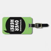 Hier! () bagagelabel (Voorkant horizontaal)