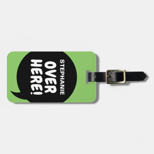 Hier! () bagagelabel (Voorkant horizontaal)