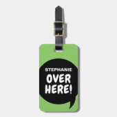 Hier! () bagagelabel (Voorkant verticaal)