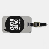 Hier! () bagagelabel (Voorkant horizontaal)