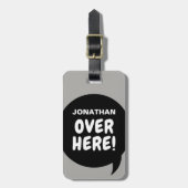 Hier! () bagagelabel (Voorkant verticaal)