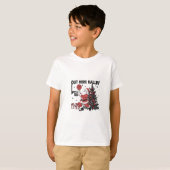 Hier ballen basketball sport Kerstmis T-shirt (Voorkant volledig)