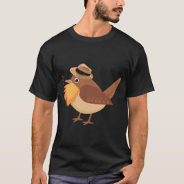 HIER BE DRAGONS en Big Bearded Bird T-Shirt