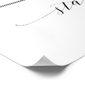 Hier begint voor altijd Script directionele pijl B Poster (Hoek)