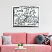 "Hier Begynneth the Knightes Tale" Canvas Afdruk (Insitu (Woonkamer))