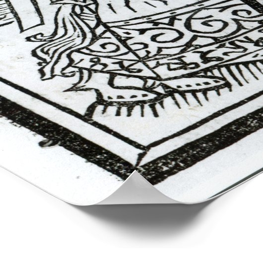 "Hier Begynneth the Knightes Tale" Poster (Hoek)