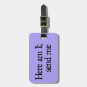 Hier ben ik - Aangepast Bagagelabel (Voorkant verticaal)