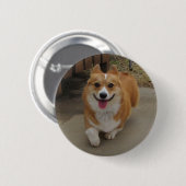 Hier ben ik. ronde button 5,7 cm (Voorkant /achterkant)