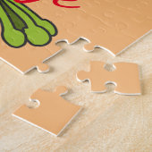 Hier ben ik schattige kikker Thunder_Cove Legpuzzel (Zijkant)