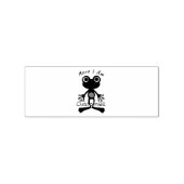 Hier ben ik schattige kikker Thunder_Cove Rubberstempel (Gestempeld)