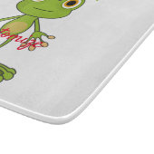 Hier ben ik schattige kikker Thunder_Cove Snijplank (Hoek)