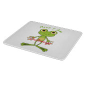 Hier ben ik schattige kikker Thunder_Cove Snijplank (Hoek)