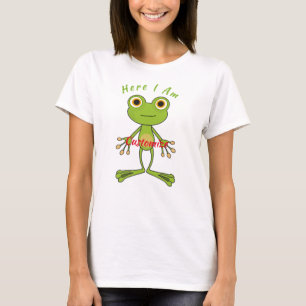 Hier ben ik schattige kikker Thunder_Cove  T-shirt