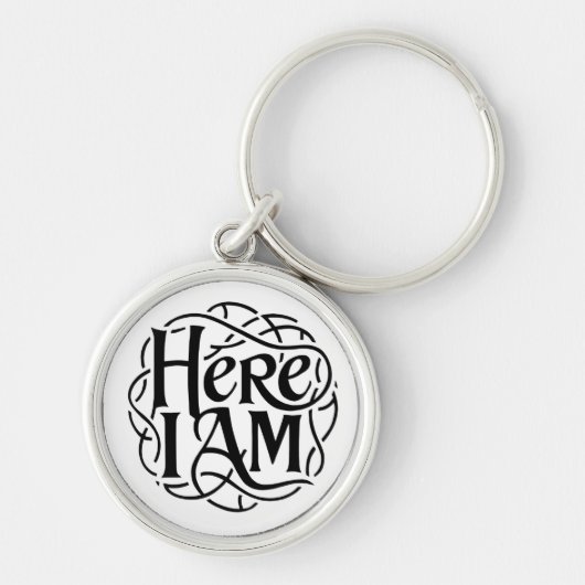 Hier ben ik sleutelhanger (Voorkant)