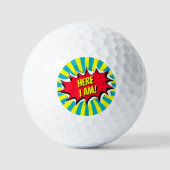 Hier ben ik stripverhaal verloren Golf Balls Golfballen (Voorkant)