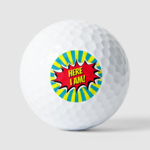 Hier ben ik stripverhaal verloren Golf Balls Golfballen