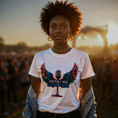 Hier ben ik, stuur me Tri-Blend shirt