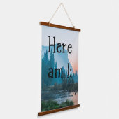 Hier ben ik - Tapestry Duo Hangend Wandkleed (Gebogen)