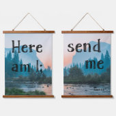 Hier ben ik - Tapestry Duo Hangend Wandkleed (Dubbel)