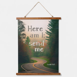 Hier ben ik - Tapestry Hangend Wandkleed