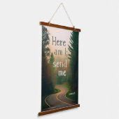 Hier ben ik - Tapestry Hangend Wandkleed (Gebogen)