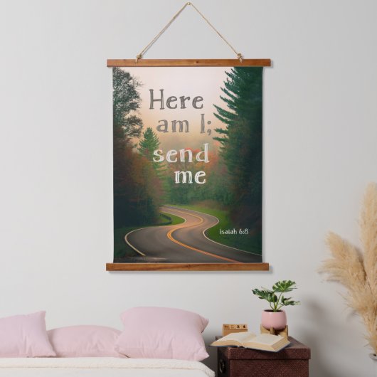 Hier ben ik - Tapestry Hangend Wandkleed (Slaapkamer)