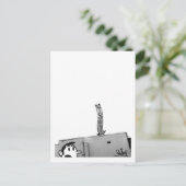 Hier beneden briefkaart (Staand voorkant)