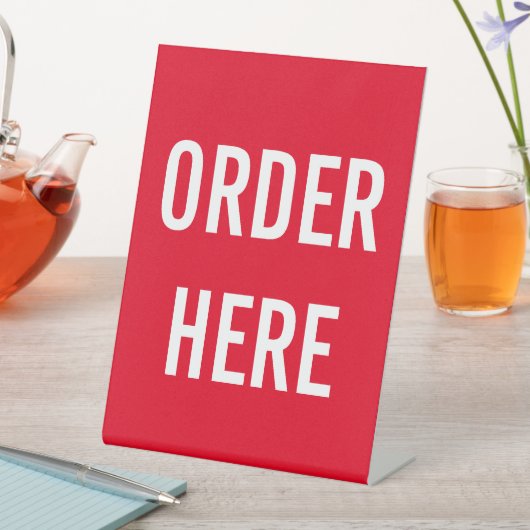 HIER BESTELLEN RECLAMEBORD MET VOETSTUK (Insitu)