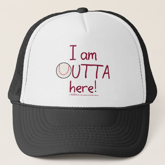 Hier buiten! Baseball Trucker Pet (Voorkant)