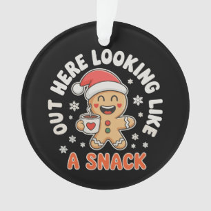 Hier Buiten Lijkend Op Een Snack Peperkoek Koffie Ornament