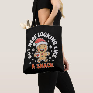 Hier Buiten Lijkend Op Een Snack Peperkoek Koffie Tote Bag