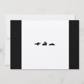 Hier, daar, en overal Vrijgezellenfeest Kaart (Voorkant)