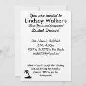 Hier, daar, en overal Vrijgezellenfeest Kaart (Achterkant)