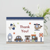 Hier, daar, iedereen bedankt je kaart (Staand voorkant)