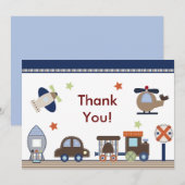 Hier, daar, iedereen bedankt je kaart (Voorkant / Achterkant)