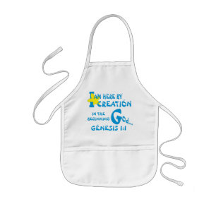 Hier door creatie Schort© Eng Kinderen Schort