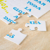 Hier door Creation© - Esp & Eng Jigzaag Puzzle Legpuzzel (Zijkant)