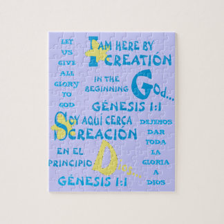 Hier door maken© - Esp & Eng Legpuzzel