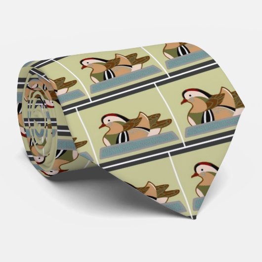 Hier Ducky Ducky Stropdas (Opgerold)