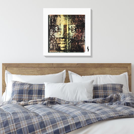 Hier Eerder Geweest Canvas Afdruk (Insitu (Slaapkamer))