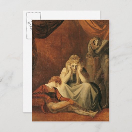 Hier en Sorrow Sit. Briefkaart (Voorkant / Achterkant)