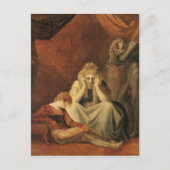 Hier en Sorrow Sit. Briefkaart (Voorkant)