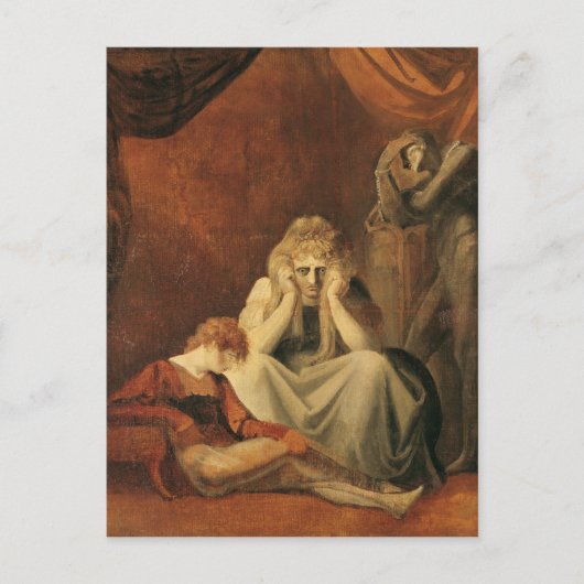 Hier en Sorrow Sit. Briefkaart (Voorkant)