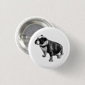 Hier en stabiel ronde button 3,2 cm (Voorkant /achterkant)